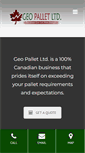 Mobile Screenshot of geopalletltd.com